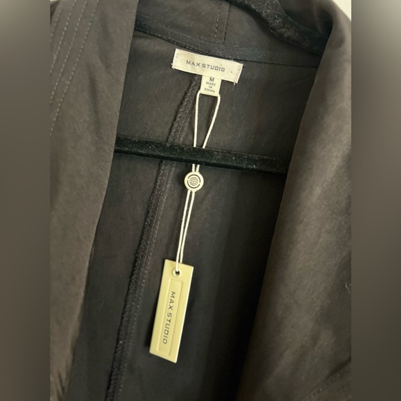NWT Max Studio Drape Front Blazer M - Picture 2 of 4